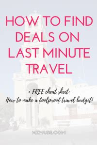 How to find last minute travel deals – NZ Muse